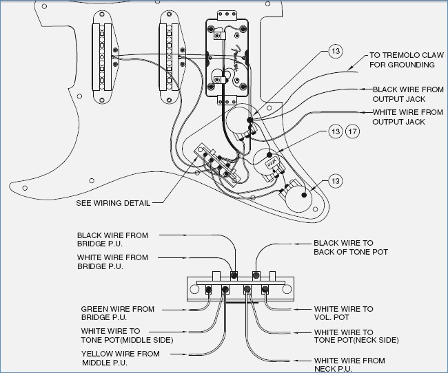 Stratocaster Wiring Diagram
