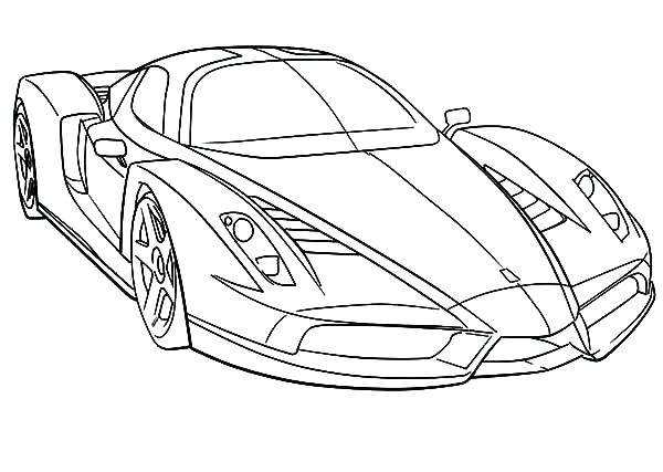 Ferrari Car Drawing At Getdrawings Free Download