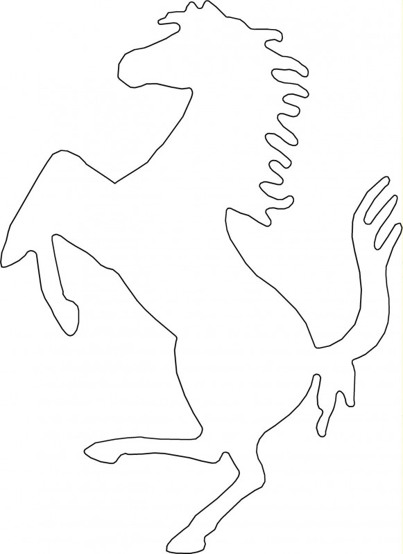 Ferrari Logo Drawing at GetDrawings | Free download