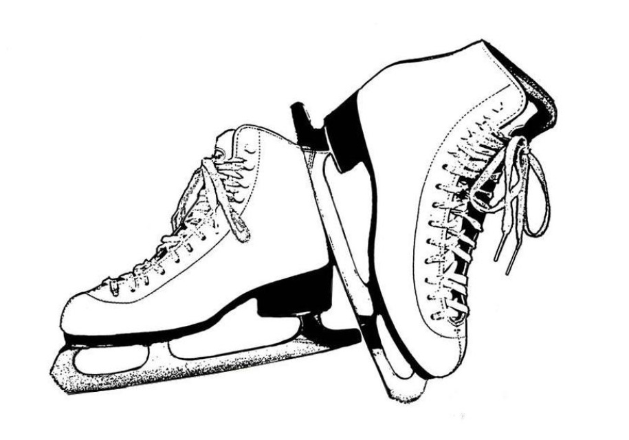 Creative Drawing Skate Sketch with Pencil