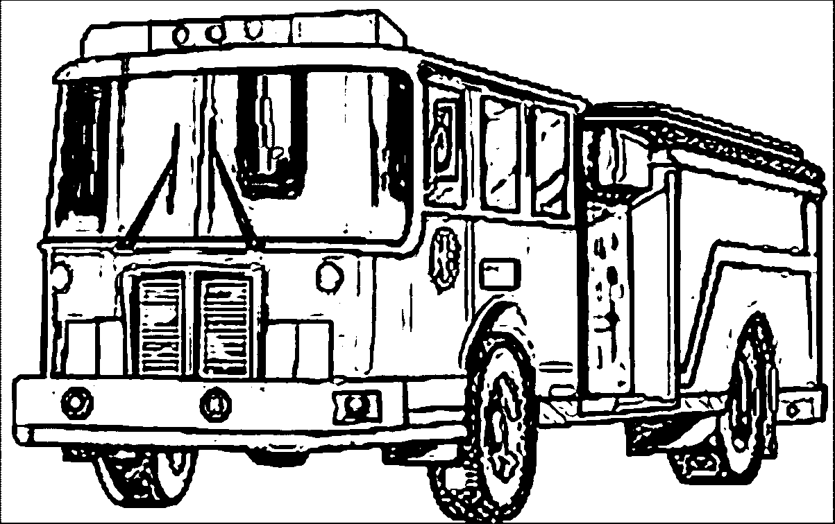 Fire Engine Drawing at GetDrawings Free download