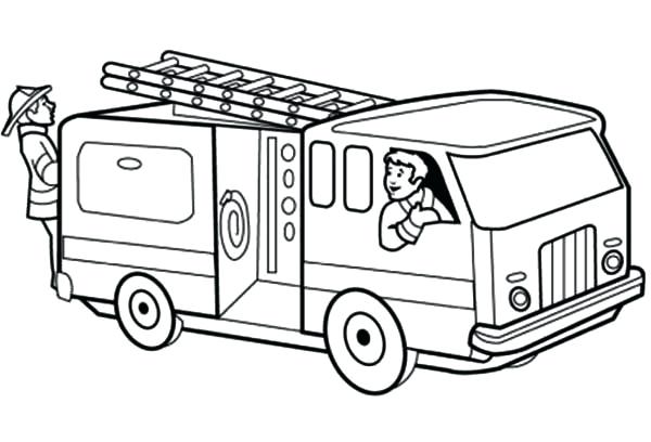 Fire Truck Drawing Easy at GetDrawings | Free download