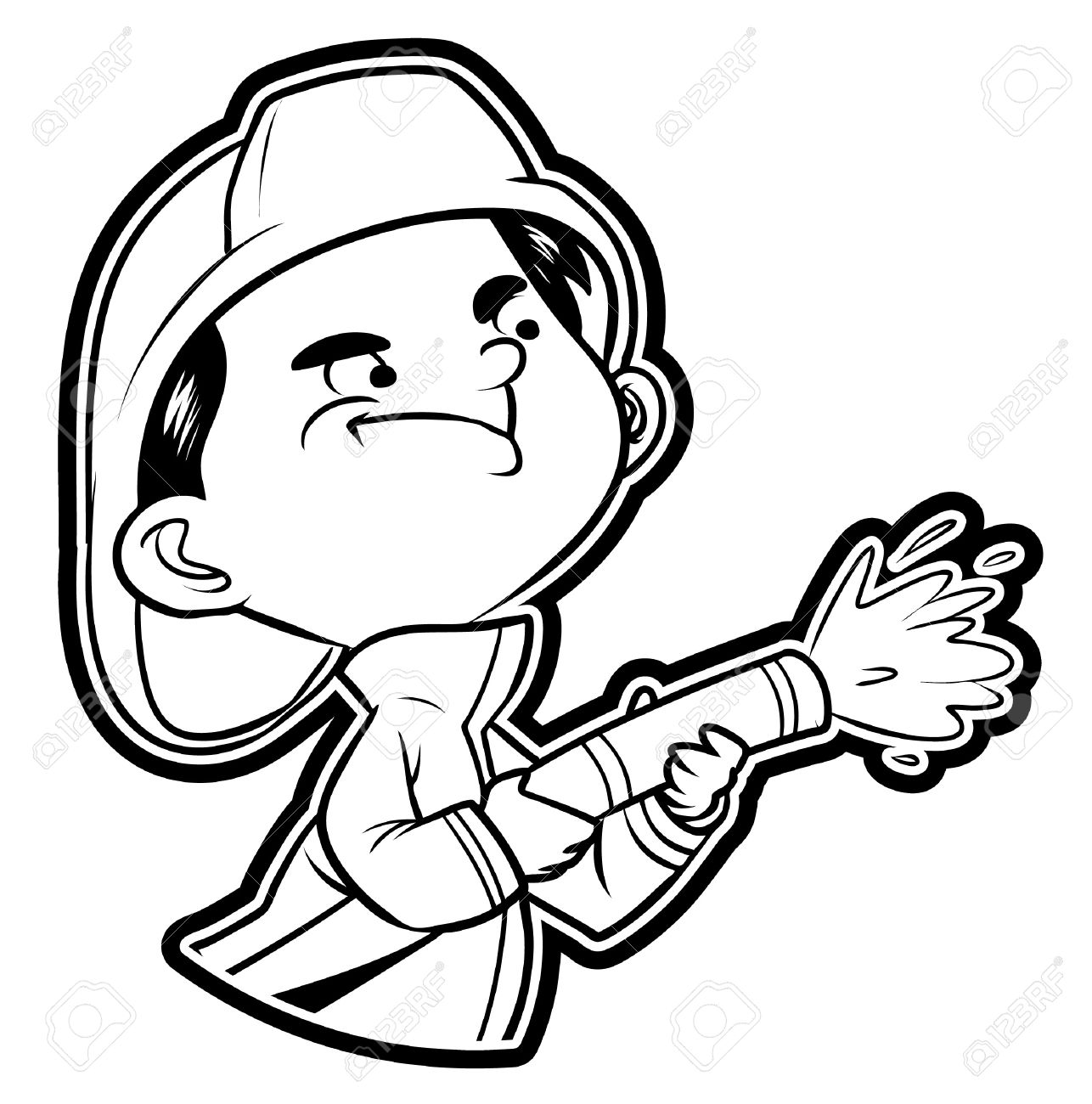 Firefighter Cartoon Drawing at GetDrawings | Free download