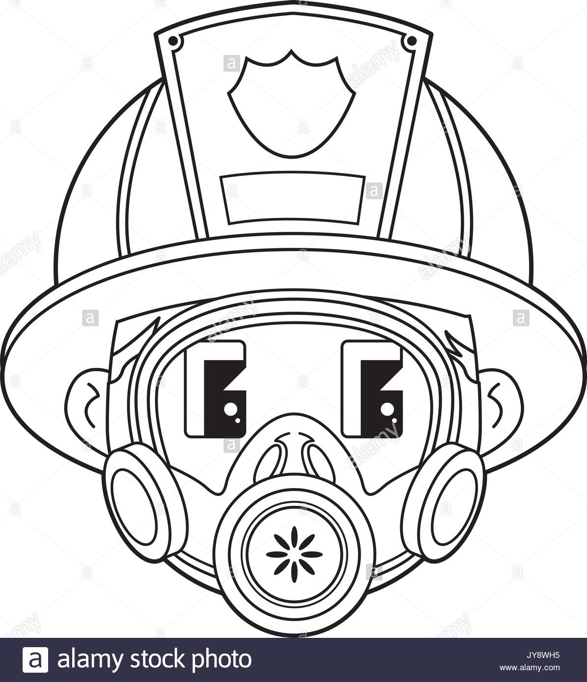 Firefighter Helmet Drawing at GetDrawings | Free download
