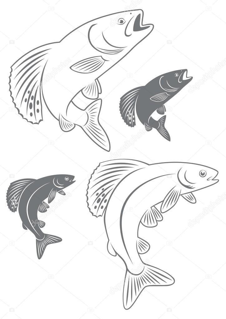 Fish Drawing Outline at GetDrawings | Free download