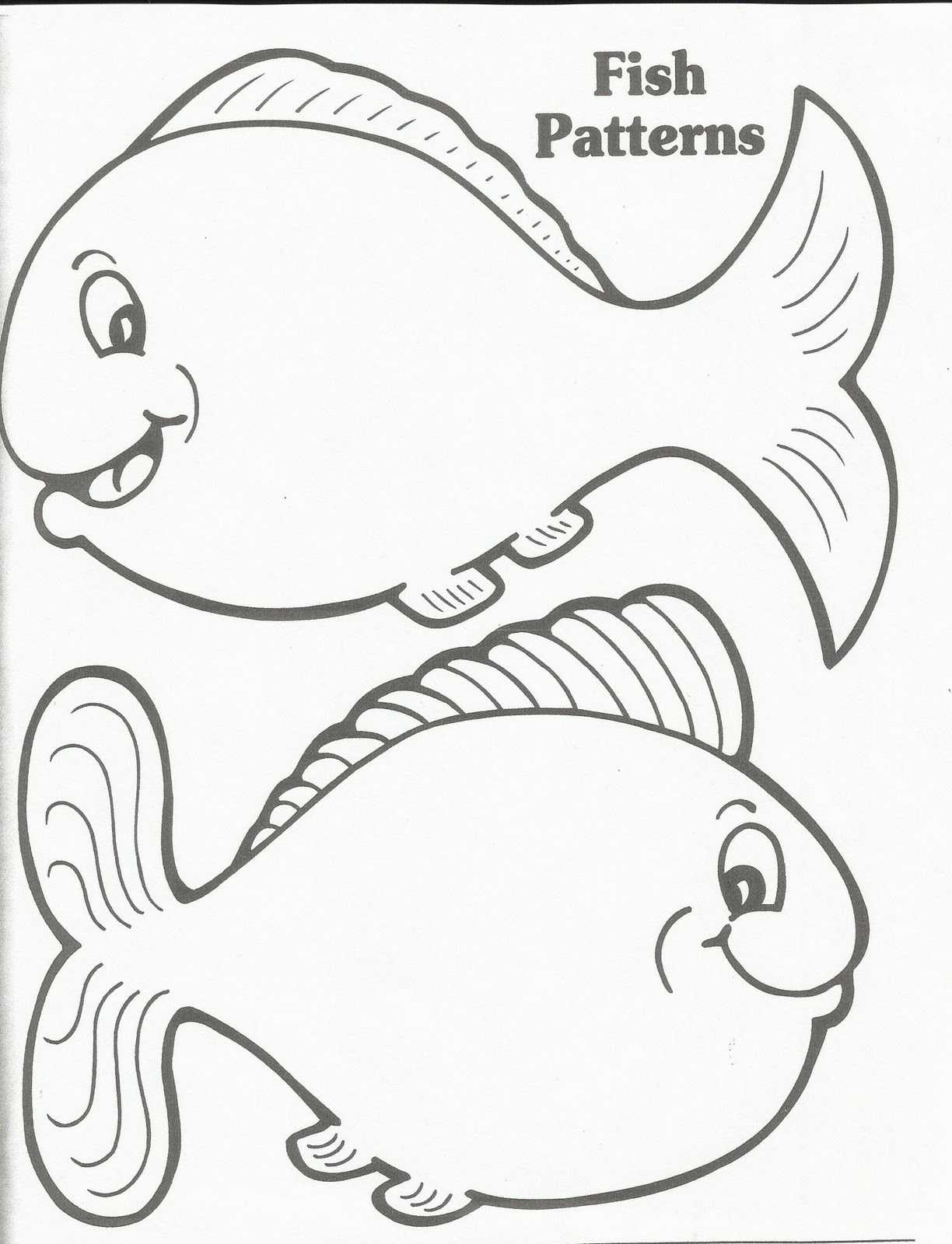  Free Printable Colored Fish Template Fish Template Shape Cards Fish 