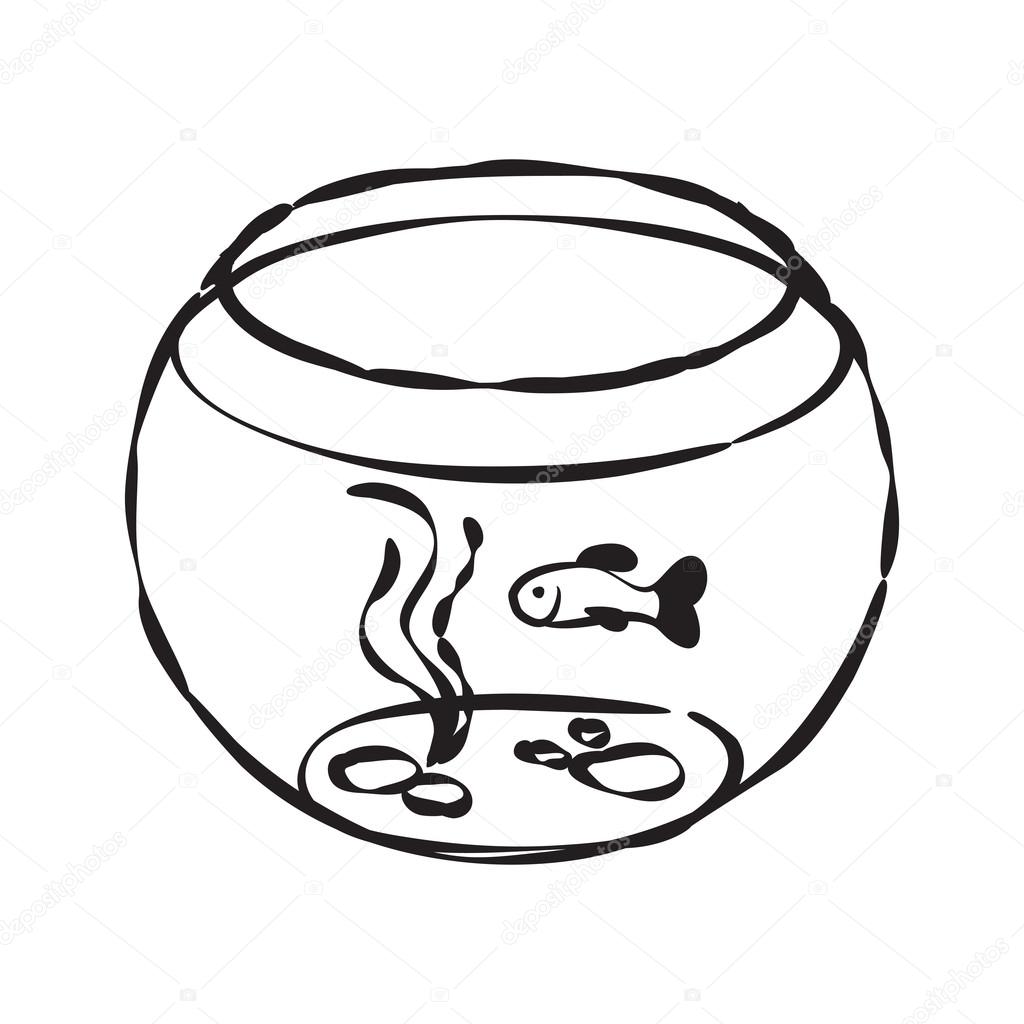 Fishbowl Drawing at GetDrawings | Free download