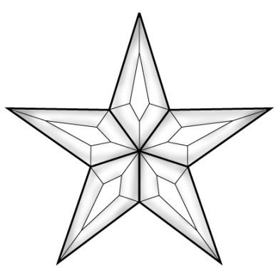 Five Point Star Drawing at GetDrawings | Free download