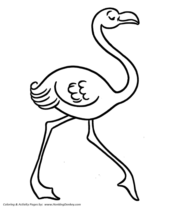 Flamingo Template Free Printable