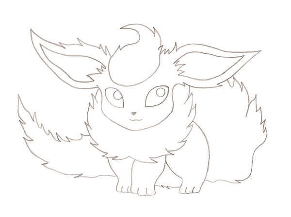 Flareon Drawing At Getdrawings Free Download