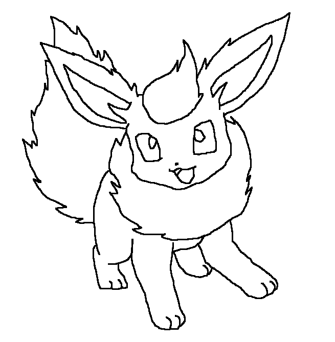 64. Found. drawing images for 'Flareon'. 