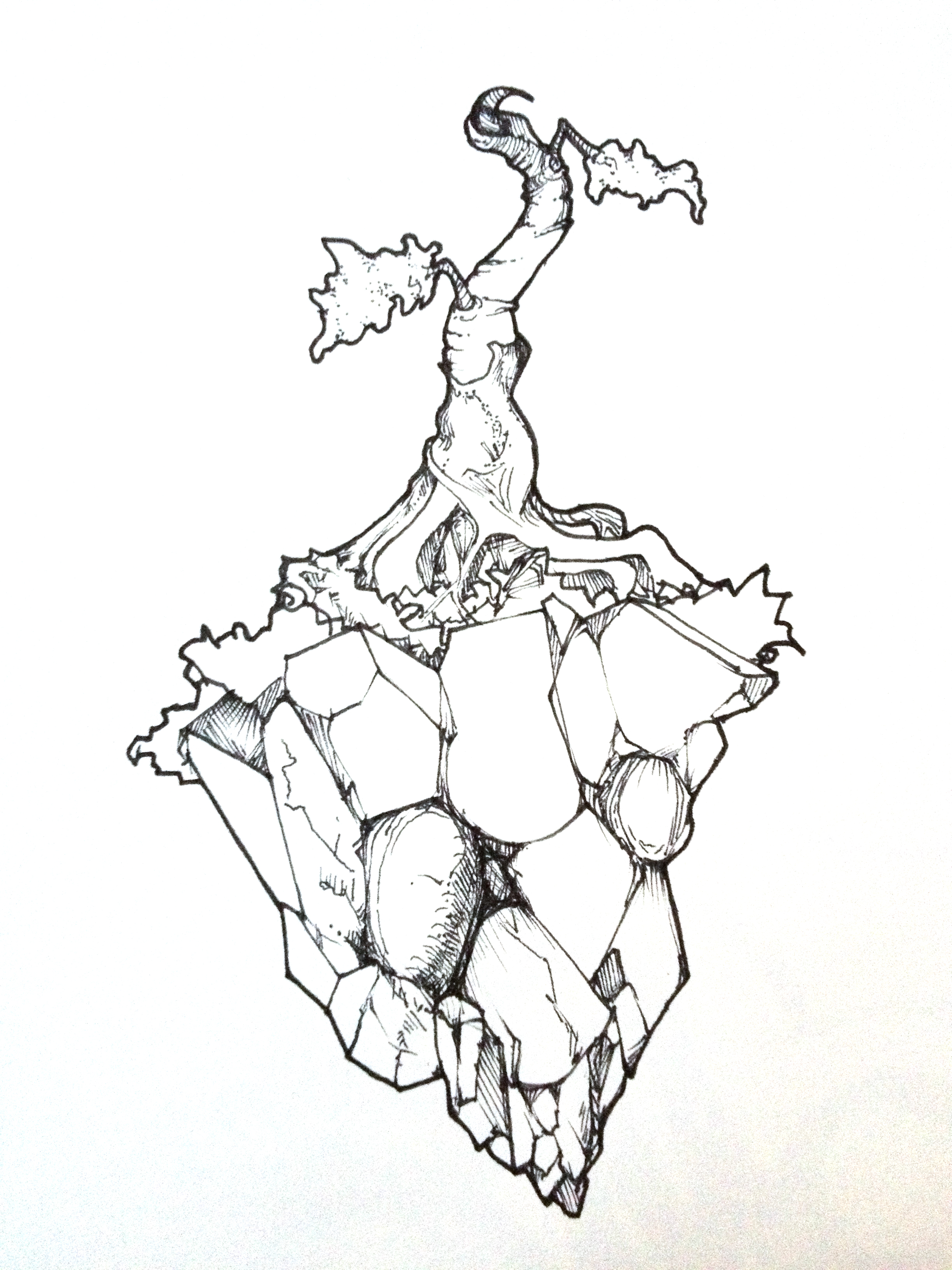 Floating Island Drawing at GetDrawings | Free download