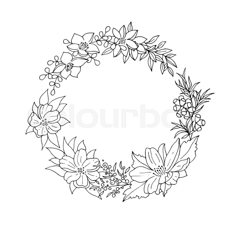 Olive Wreath Vector at GetDrawings | Free download