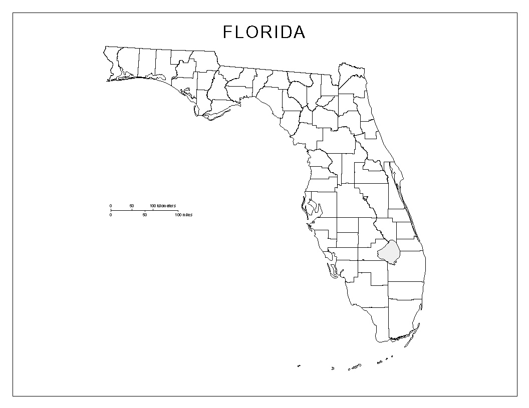 Florida Map Drawing at GetDrawings | Free download