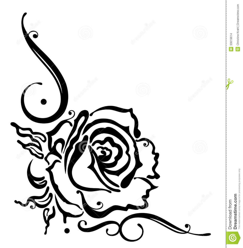 Flower Border Drawing At Getdrawings Free Download