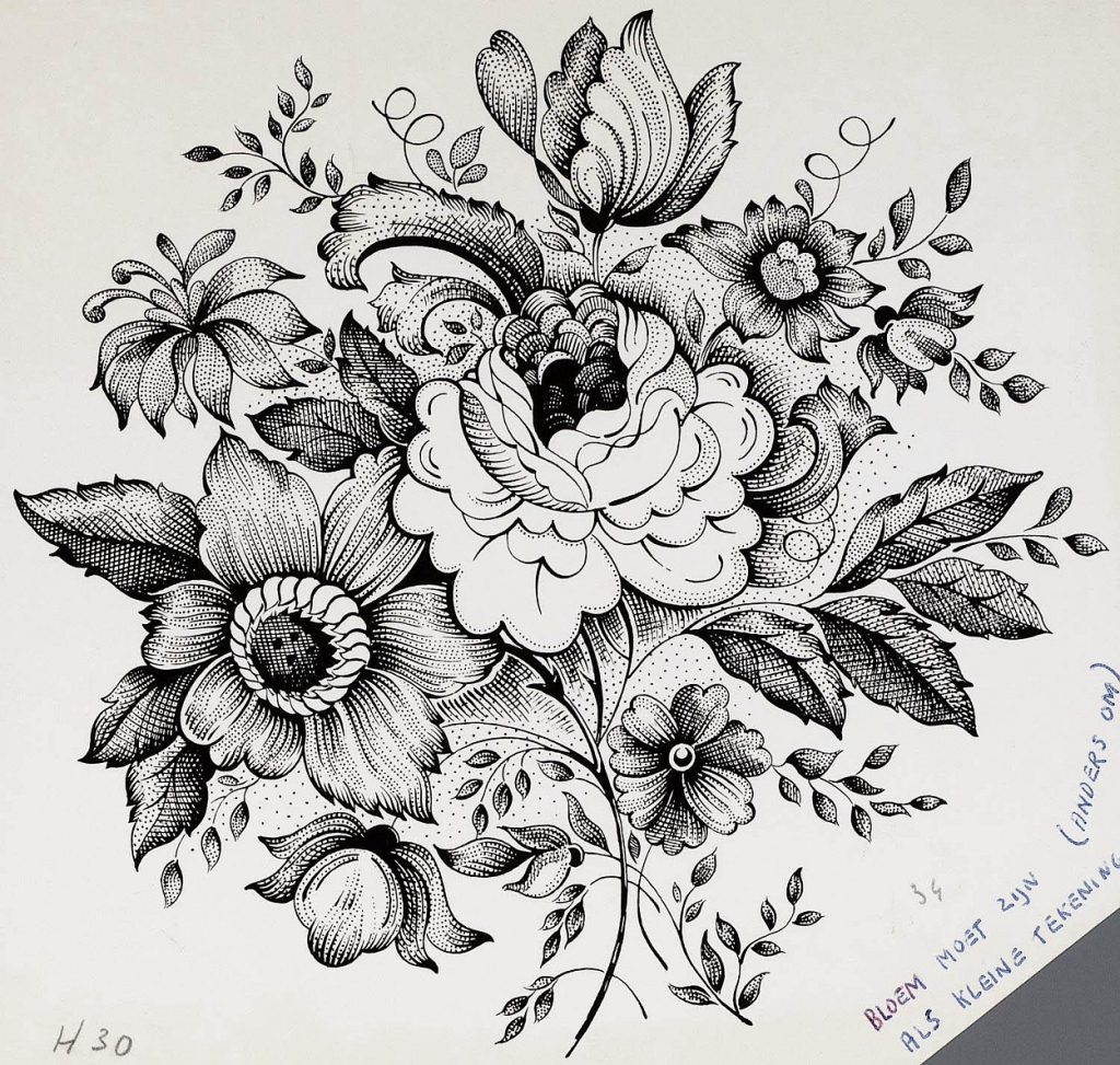 Flower Bouquet Drawing at GetDrawings Free download