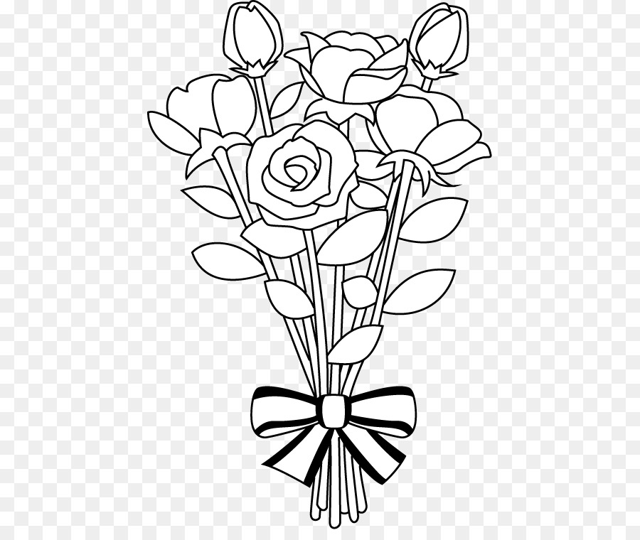 Flower Bouquet Drawing at GetDrawings | Free download