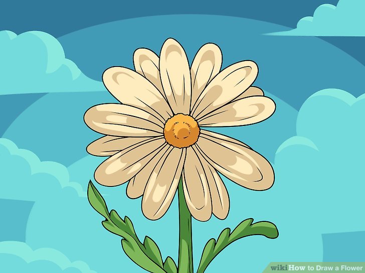 Cartoon flower
