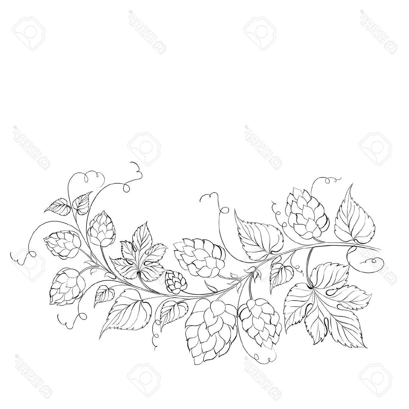 Flower Garland Drawing at GetDrawings | Free download