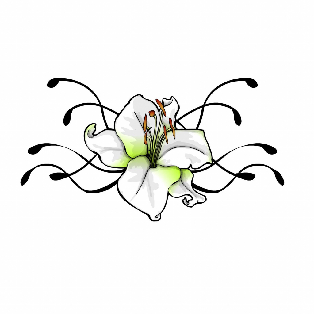 Flower Vine Drawing at GetDrawings | Free download