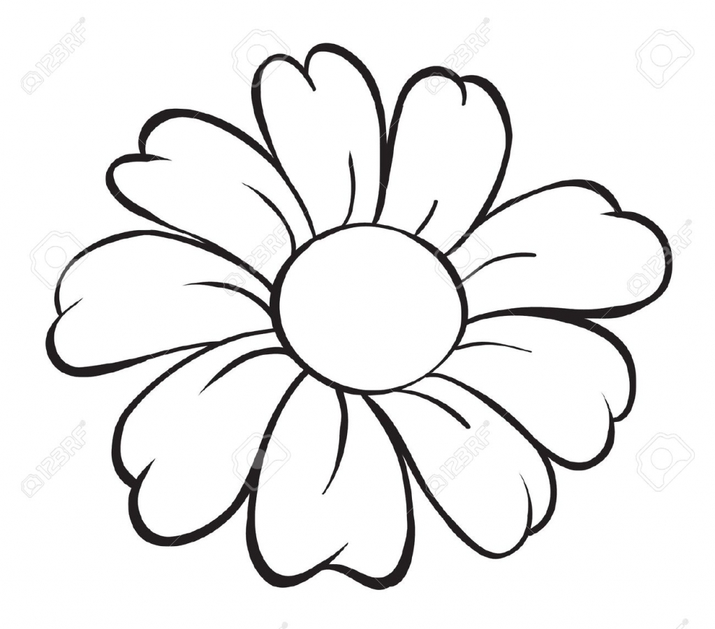 Flowers Black And White Drawing at GetDrawings | Free download