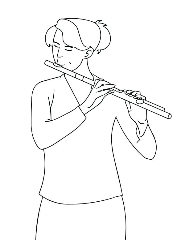 Flute Drawing