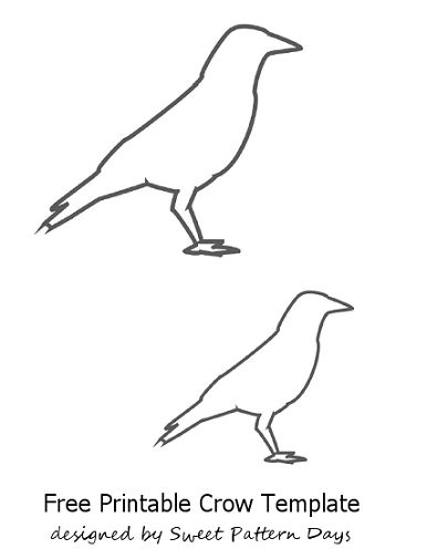 flying crow drawing easy