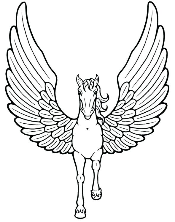 Flying Unicorn Drawing at GetDrawings | Free download