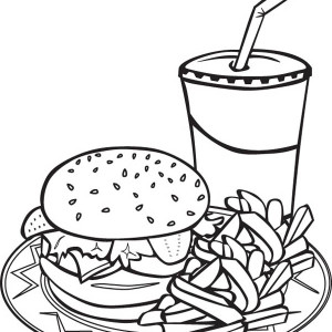 Food Plate Drawing at GetDrawings | Free download