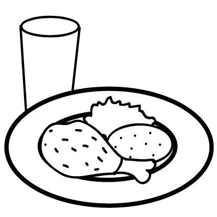 Food Plate Drawing at GetDrawings | Free download