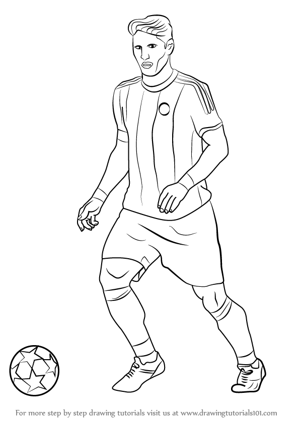 Football Player Drawing at GetDrawings Free download