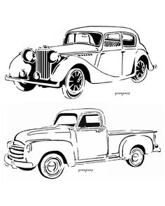 Ford Truck Drawing at GetDrawings | Free download