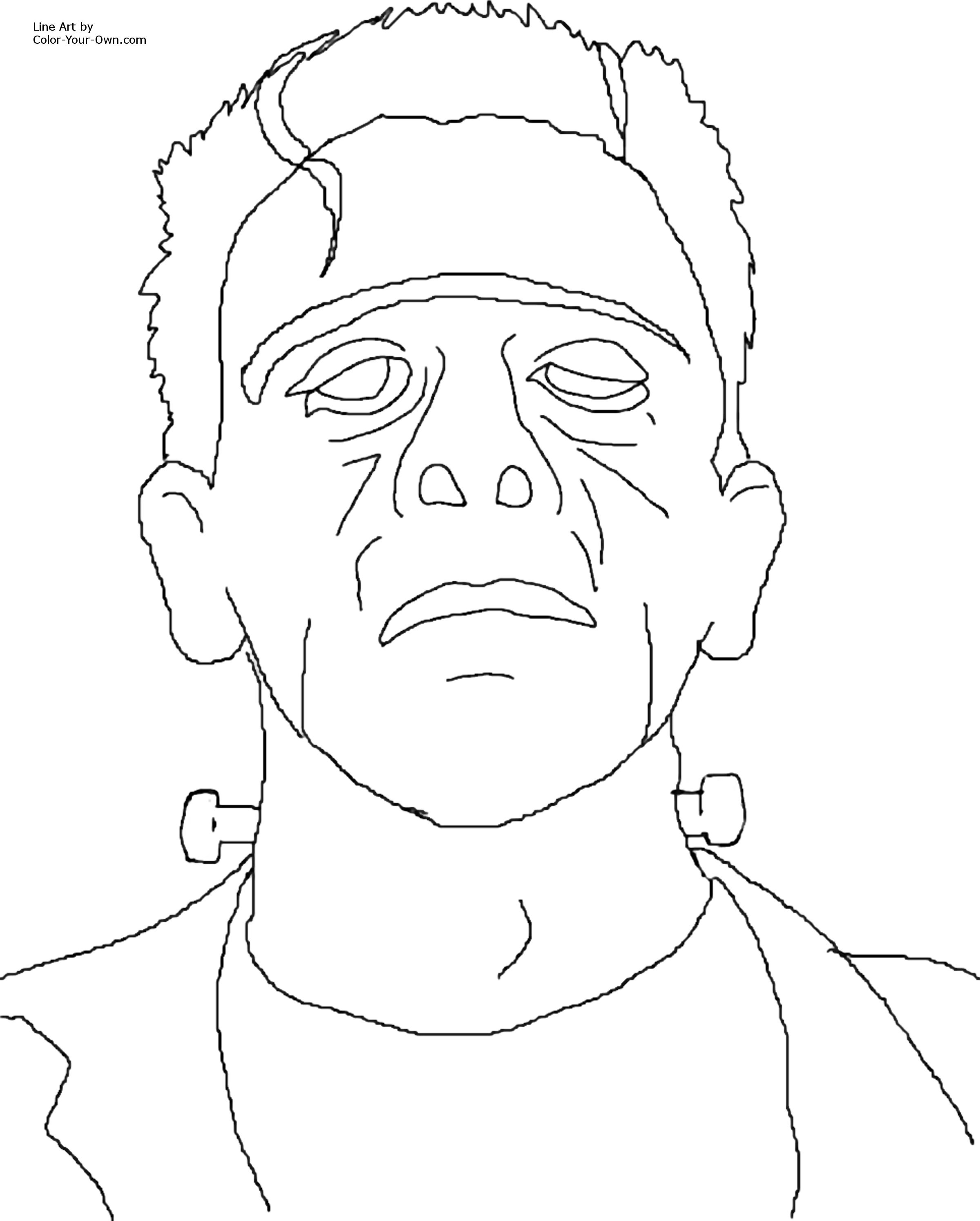 frankenstein-face-drawing-at-getdrawings-free-download