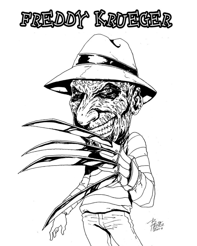 Freddy Krueger Drawing at GetDrawings Free download