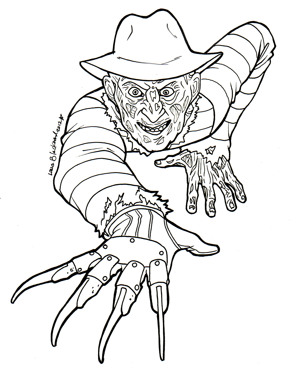 Freddy Krueger Drawing at GetDrawings | Free download