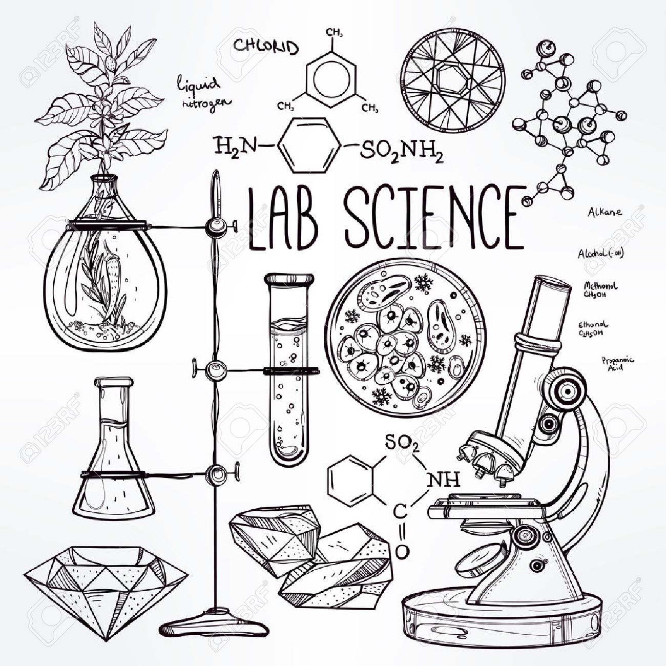 Free Chemistry Drawing at GetDrawings | Free download