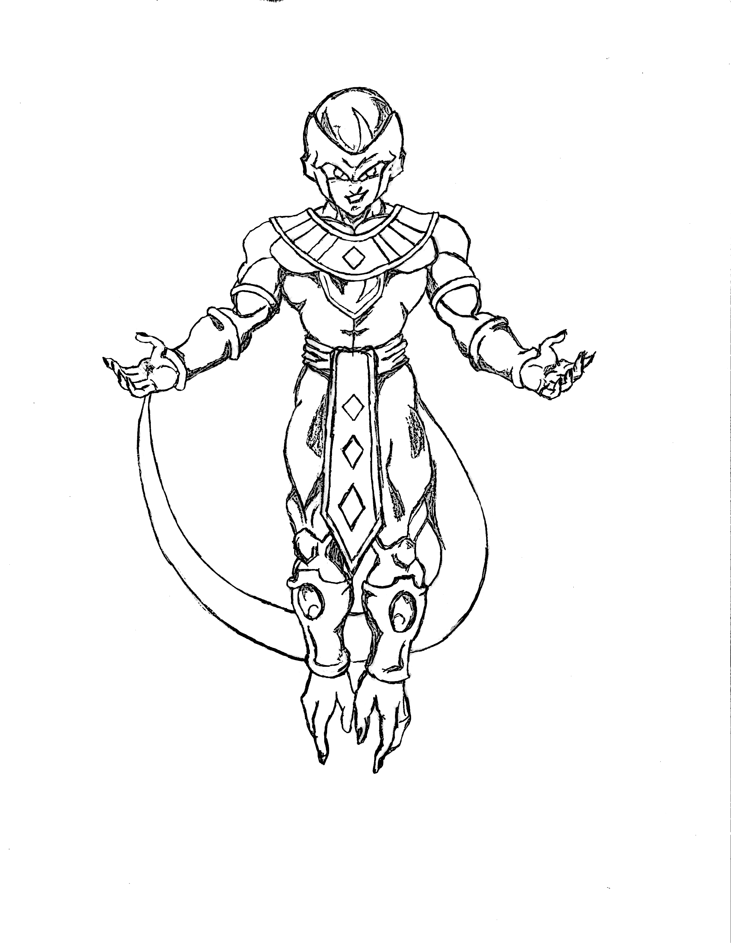 Frieza Drawing at GetDrawings | Free download