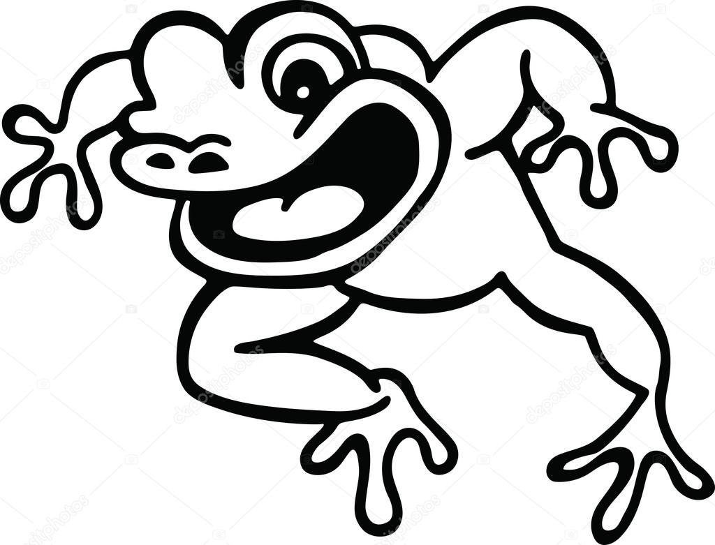 Frog Line Drawing at GetDrawings | Free download