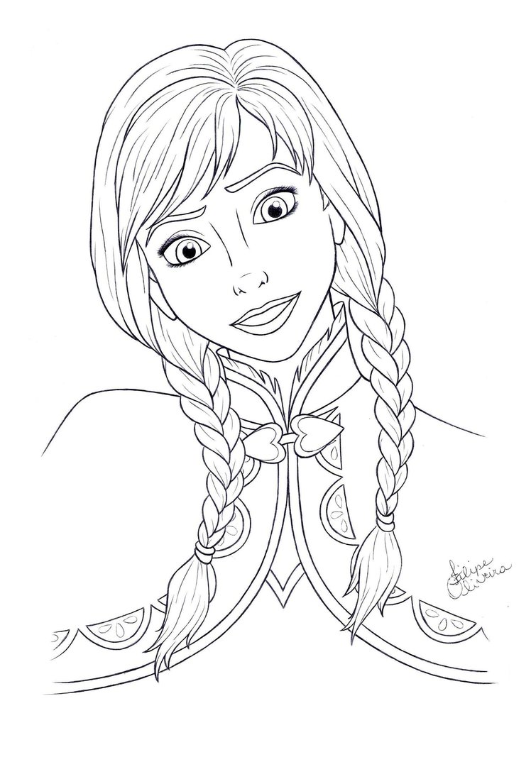 Frozen Drawing Anna At Getdrawings Free Download