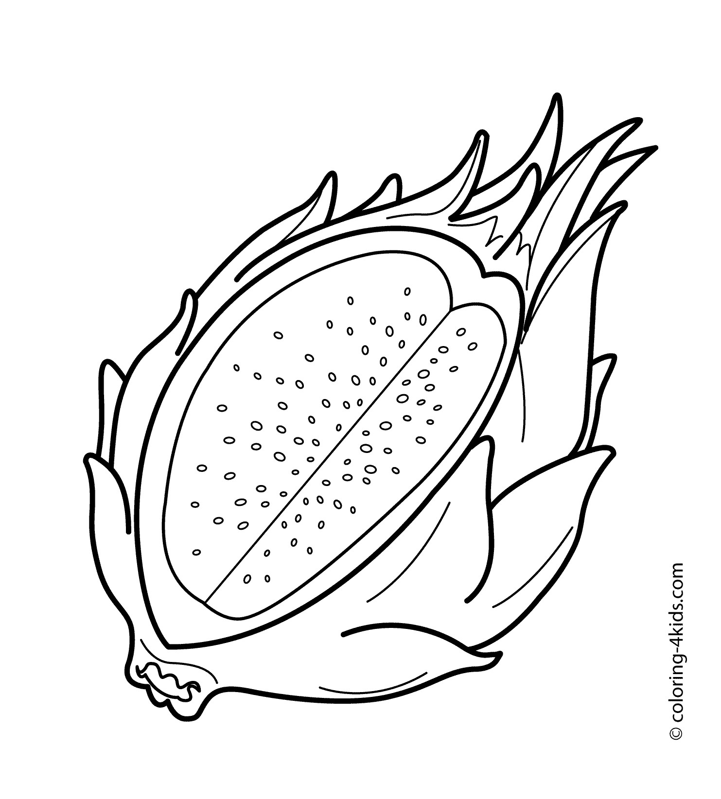Fruits Drawing For Colouring at GetDrawings | Free download