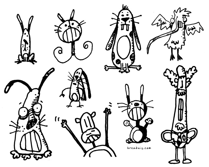 Funny Cartoon Characters Drawing at GetDrawings | Free download