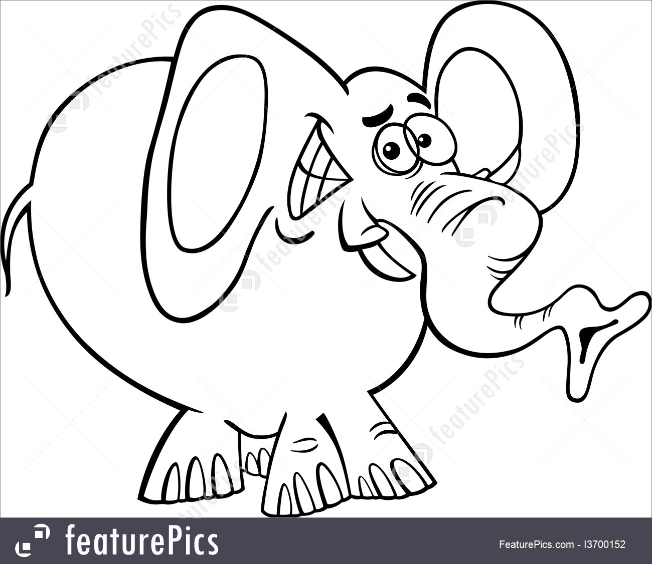 Funny Elephant Drawing at GetDrawings | Free download