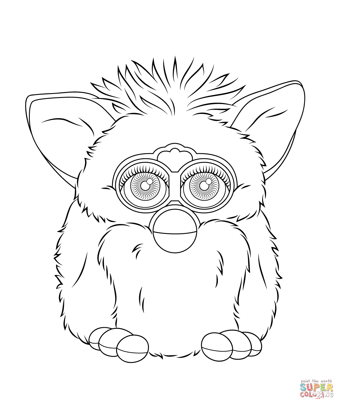 Furby Drawing at GetDrawings | Free download