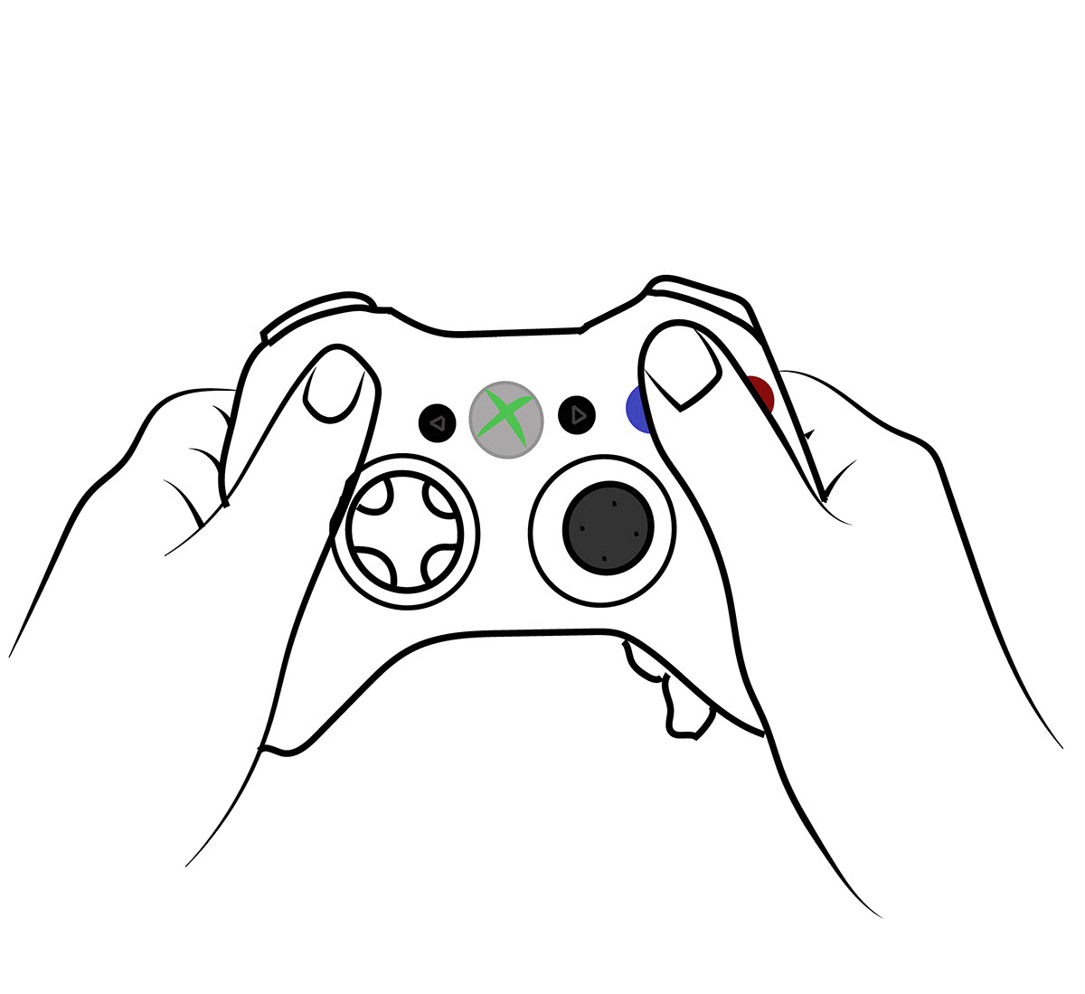 Gaming Controller Drawing at GetDrawings | Free download