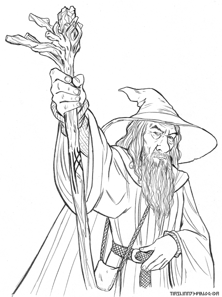 Gandalf Drawing at GetDrawings | Free download