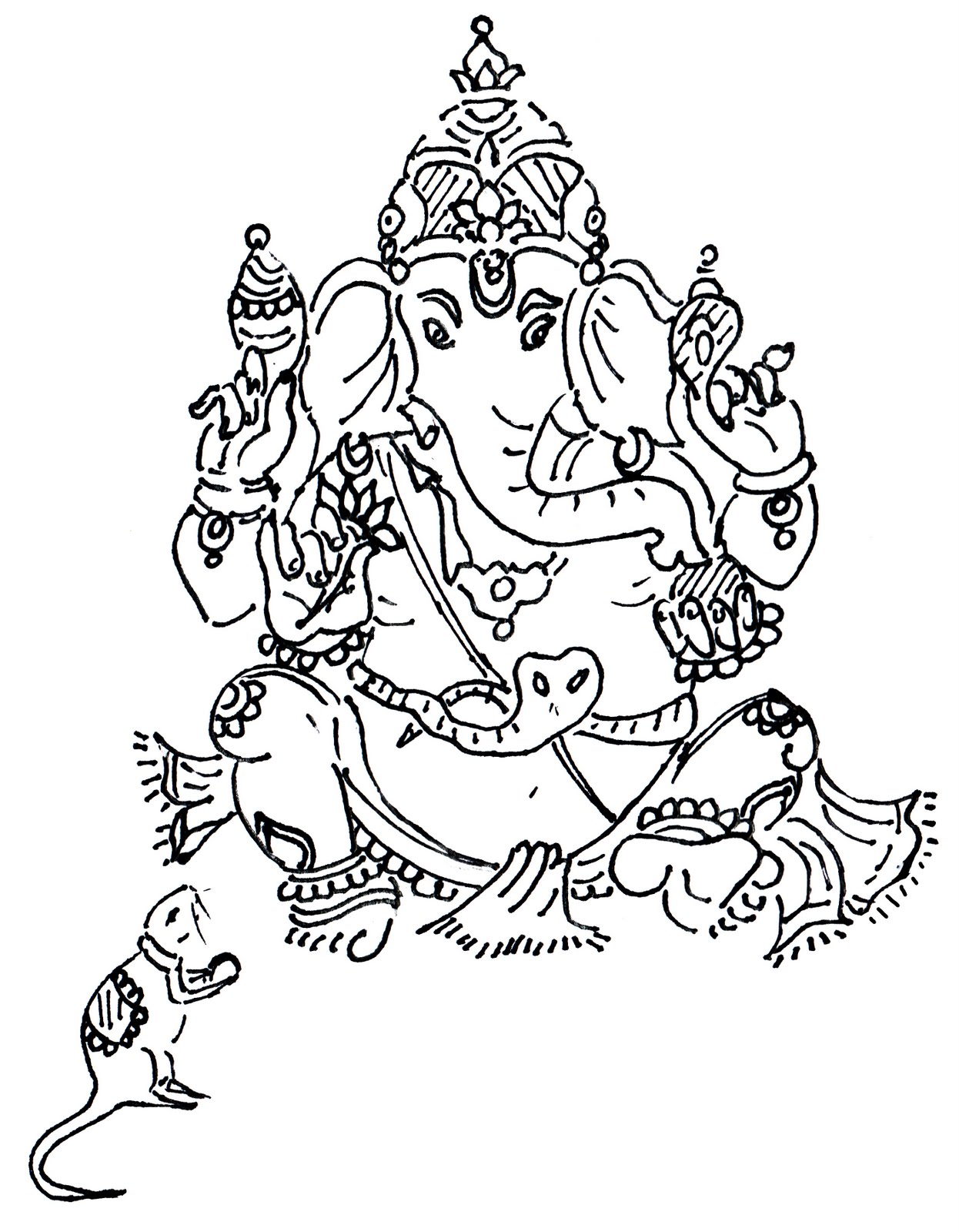 Featured image of post Ganesha Drawing For Kids Easy