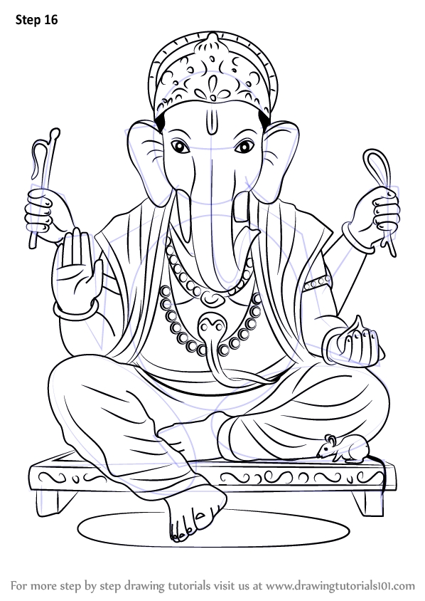 Ganesha Drawing Easy at GetDrawings | Free download