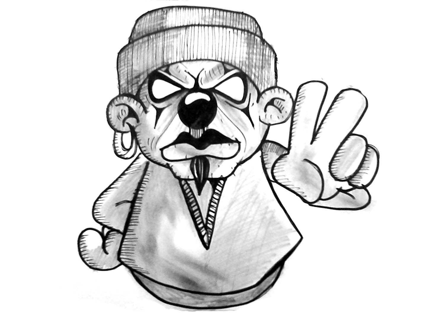 1095x1458 - Gangster mickey mouse drawing cakepins.com raiders baby pintere...