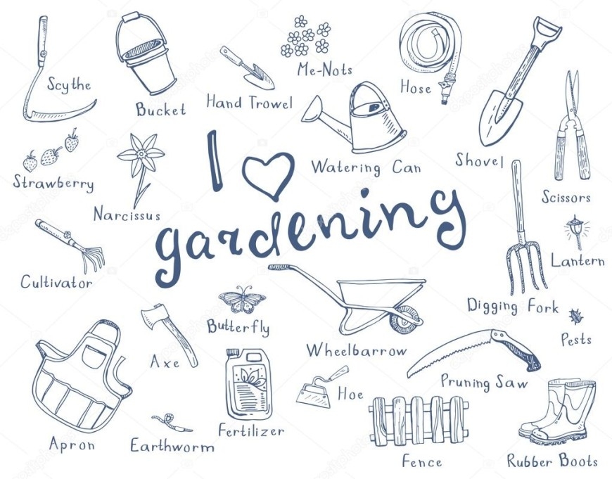 Garden Tools Drawing At Getdrawings Free Download