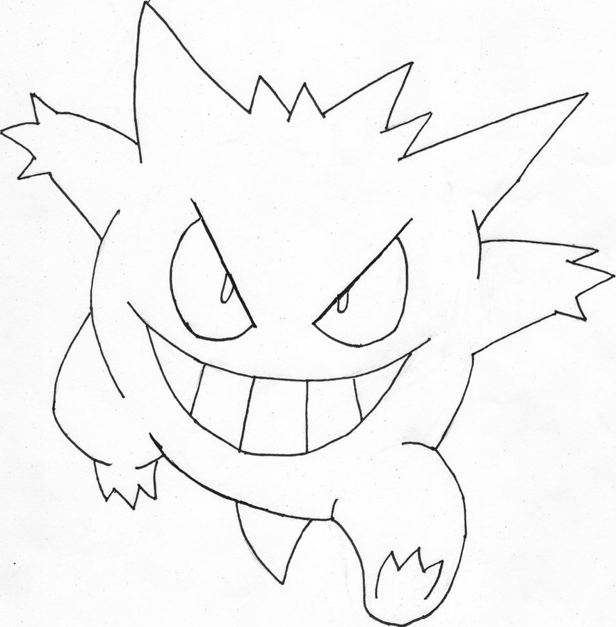 54. drawing images for 'Gengar'. 